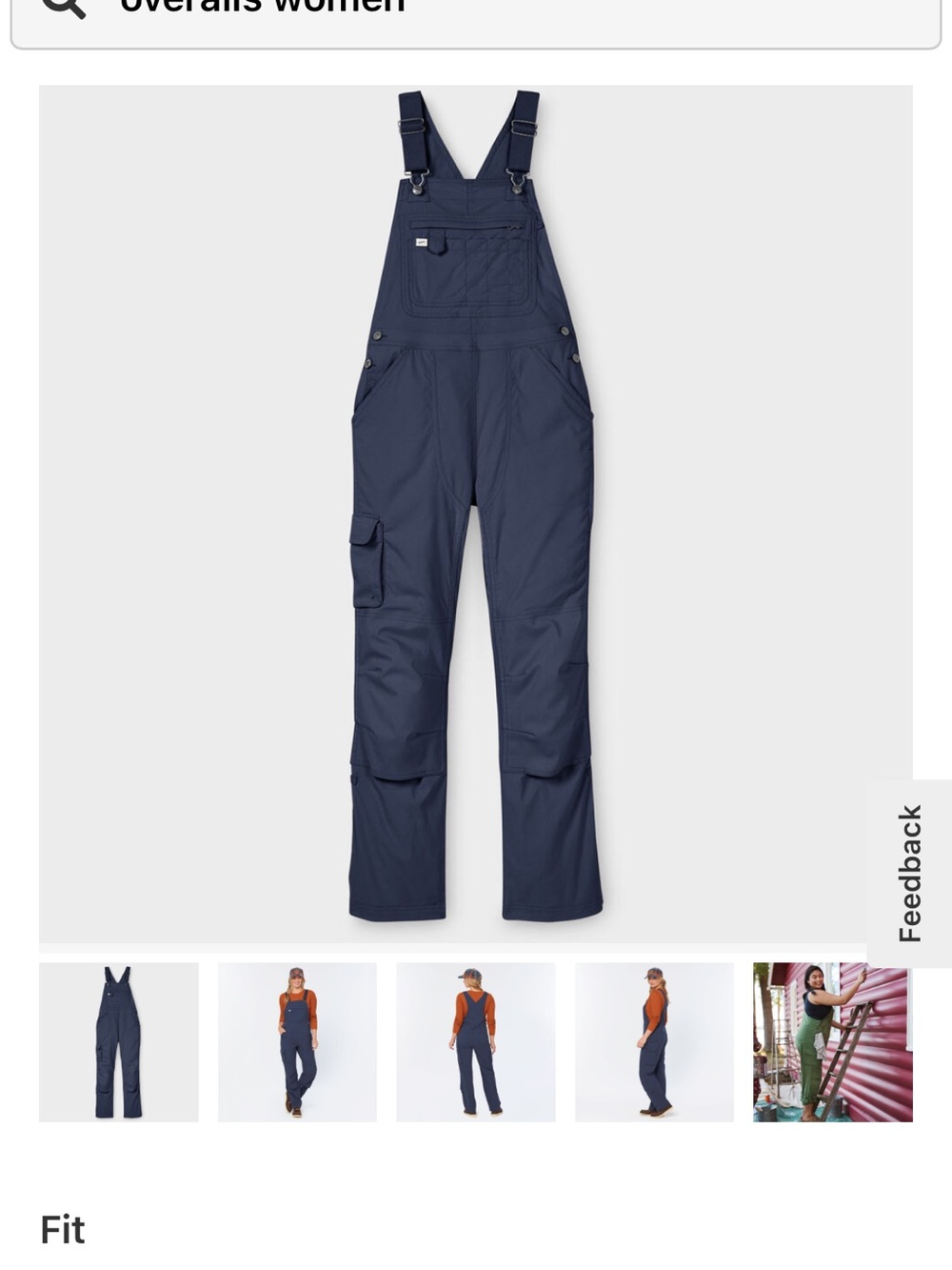 Duluth Trading Co Navy Plus-Size Gardening Bib Overalls size 3X